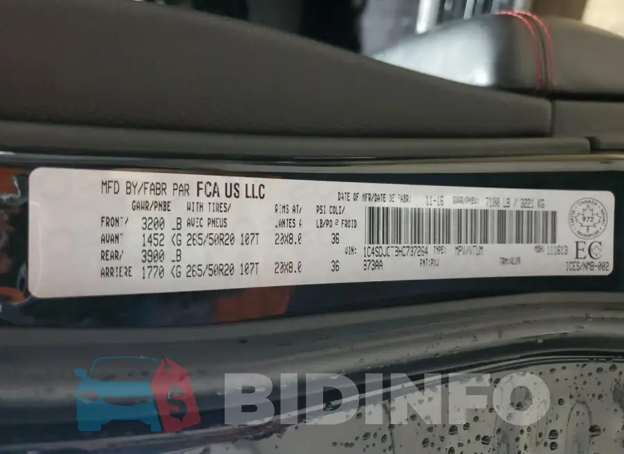 1C4SDJCT9HC737264 Photo# 13