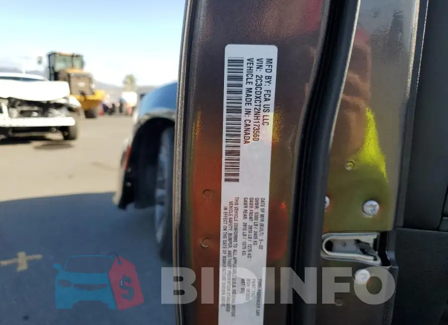 2C3CDXCT2NH173560 Photo# 12