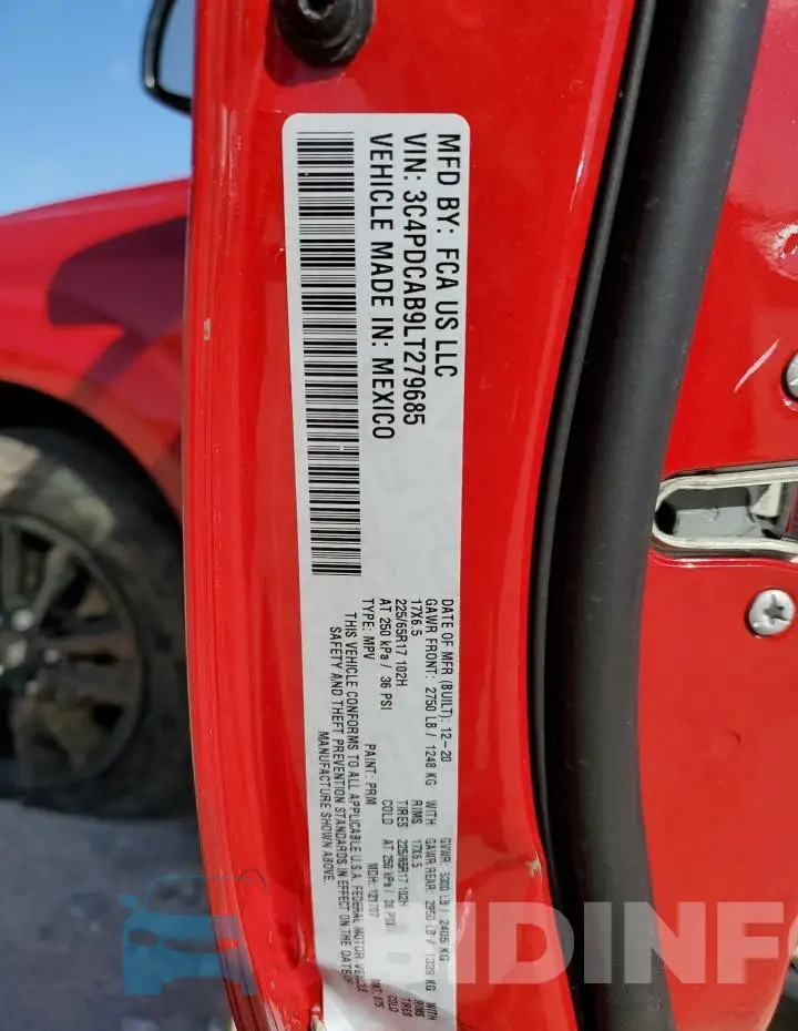 3C4PDCAB9LT279685 Photo# 14