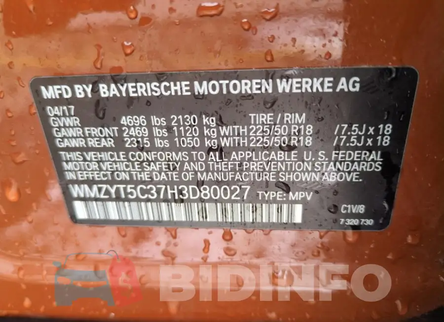 WMZYT5C37H3D80027 Photo# 13