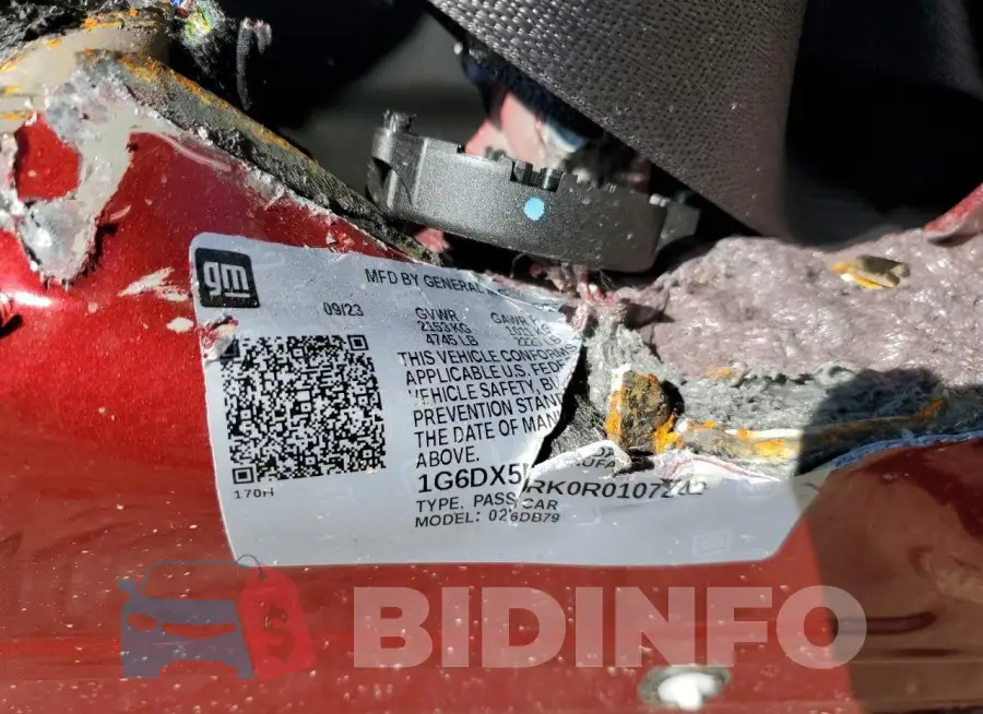 1G6DX5RK0R0107242 Photo# 12