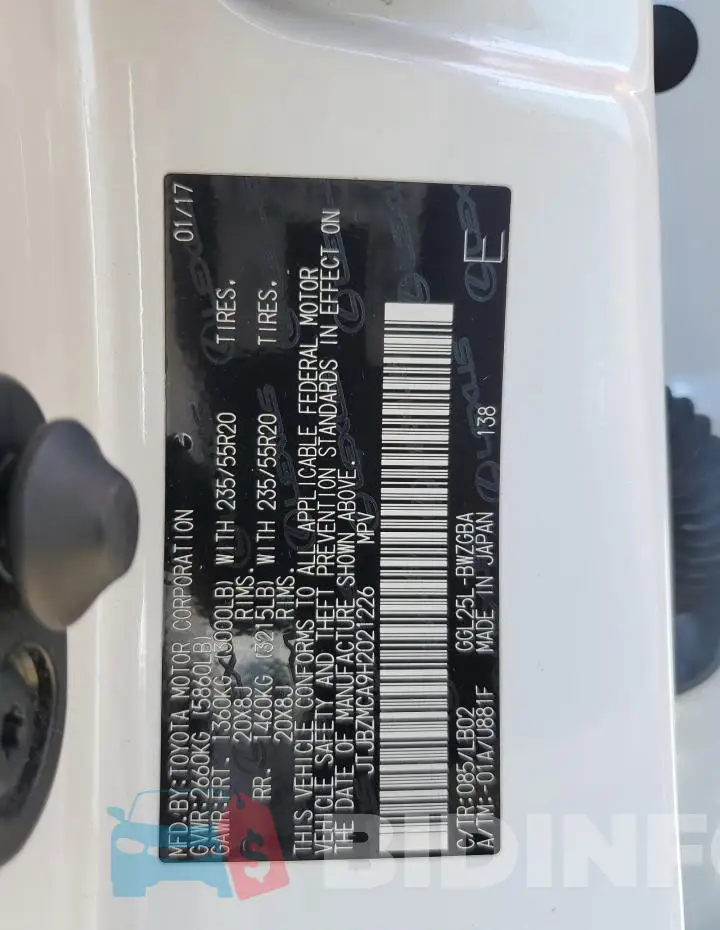 JTJBZMCA9H2021226 Photo# 13