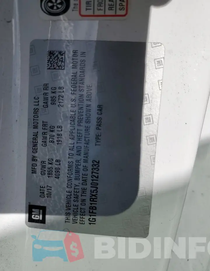 1G1FB1RX5J0127332 Photo# 12