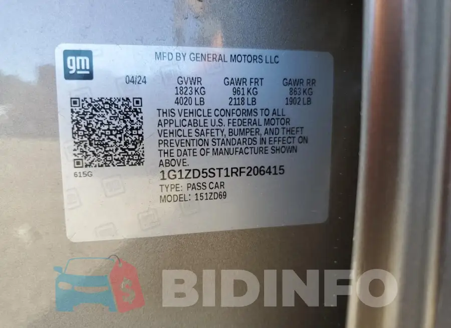1G1ZD5ST1RF206415 Photo# 12