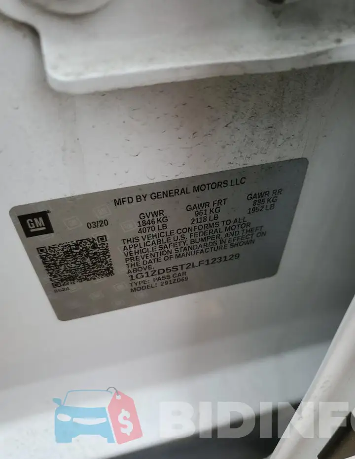 1G1ZD5ST2LF123129 Photo# 12