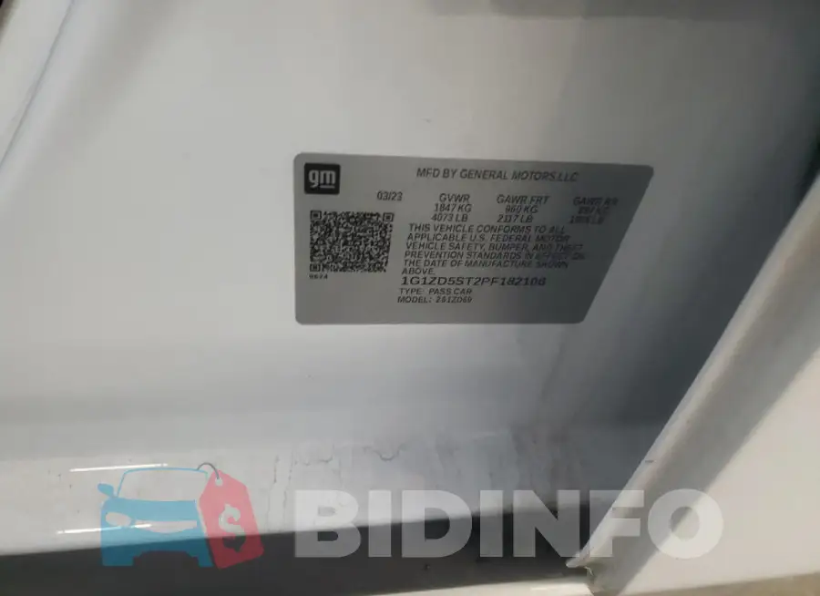 1G1ZD5ST2PF182106 Photo# 12