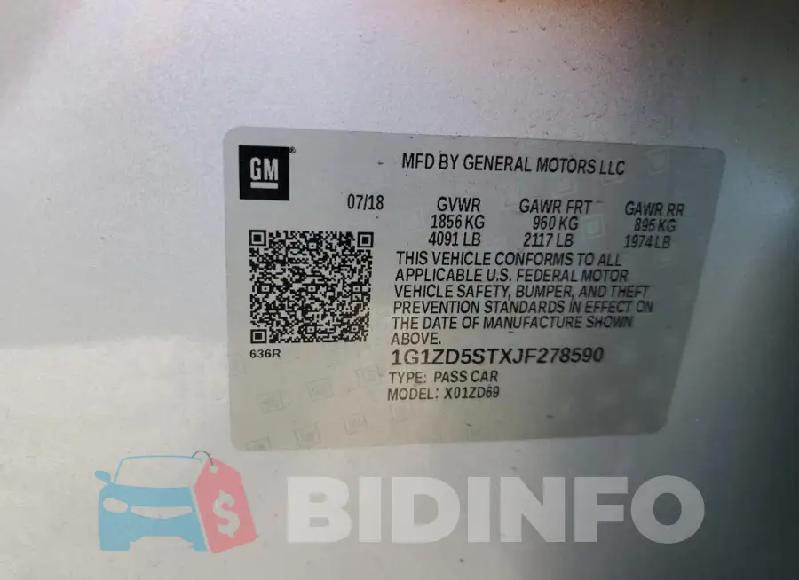 1G1ZD5STXJF278590 Photo# 12
