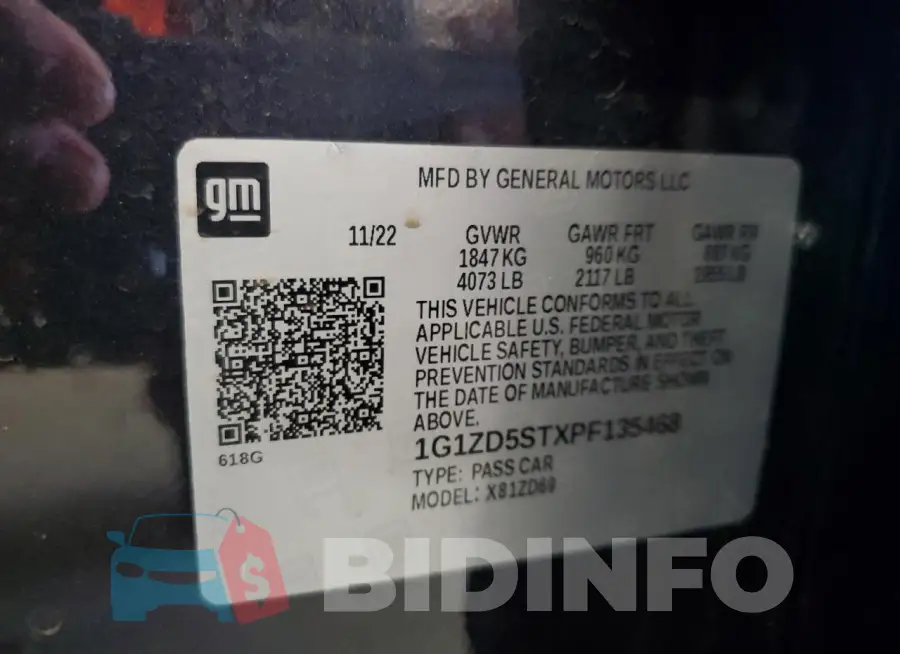 1G1ZD5STXPF135468 Photo# 12