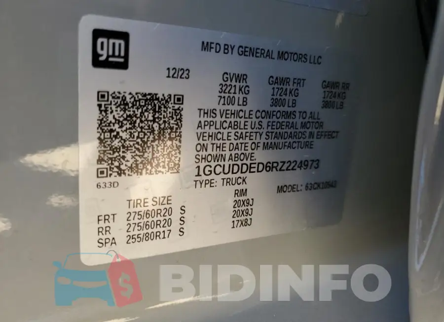 1GCUDDED6RZ224973 Photo# 13