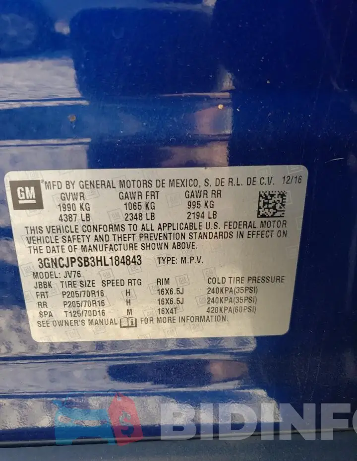 3GNCJPSB3HL184843 Photo# 13
