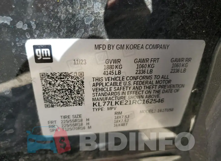 KL77LKE21RC162546 Photo# 13