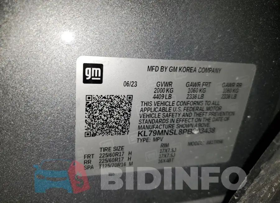 KL79MNSL8PB203438 Photo# 14