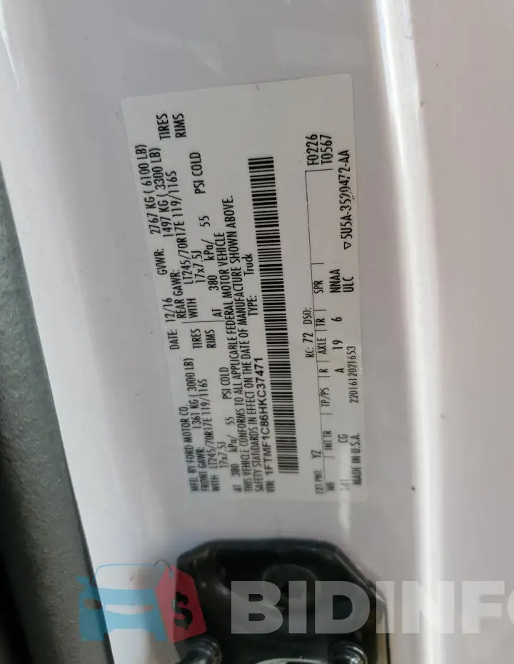 1FTMF1C86HKC37471 Photo# 12