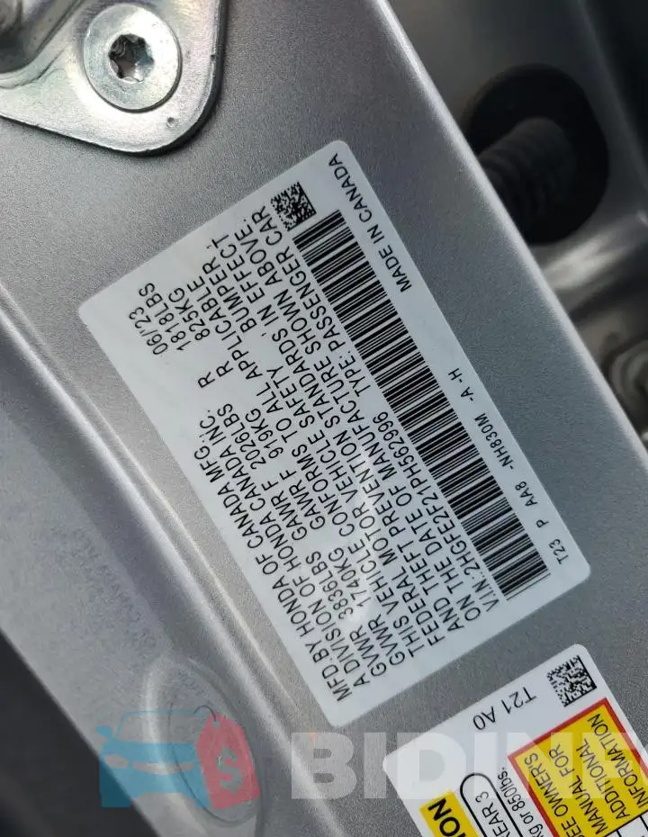 2HGFE2F21PH562996 Photo# 12