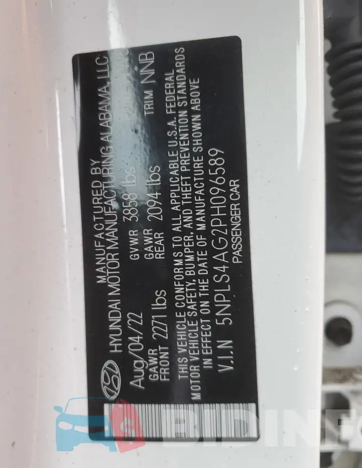 5NPLS4AG2PH096589 Photo# 12