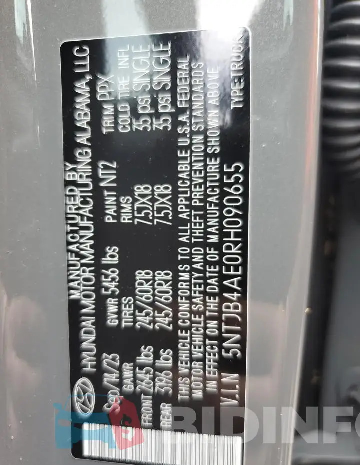 5NTJB4AE0RH090655 Photo# 14