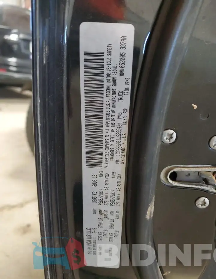 1C6RR6FG1JS299404 Photo# 12