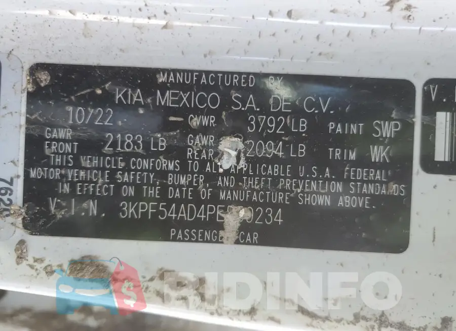 3KPF54AD4PE559234 Photo# 12