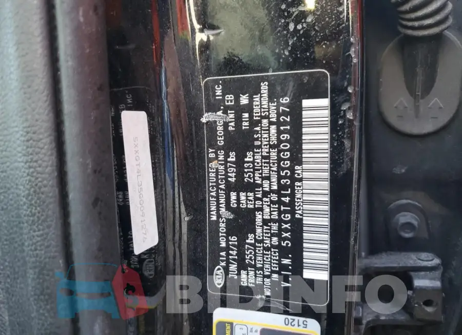 5XXGT4L35GG091276 Photo# 12