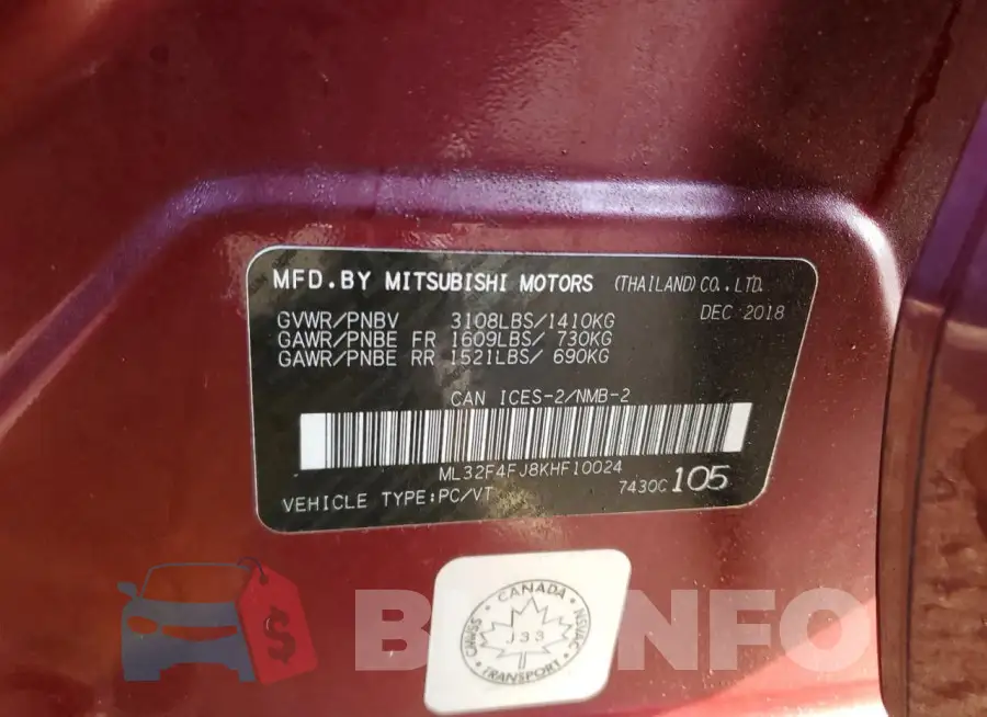 ML32F4FJ8KHF10024 Photo# 12