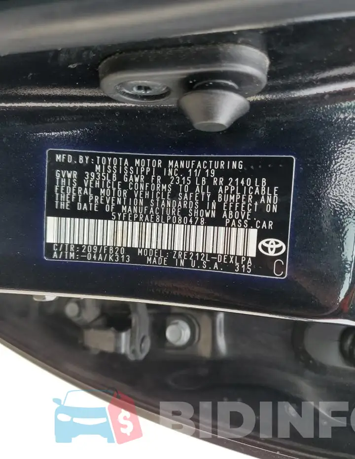 5YFEPRAE8LP080478 Photo# 12