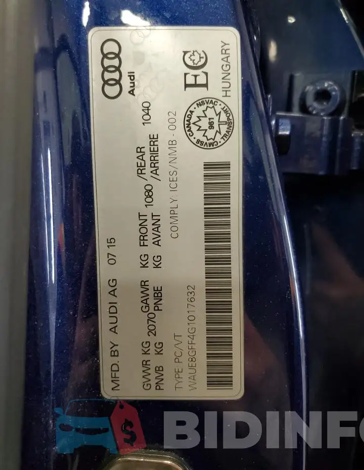 WAUE8GFF4G1017632 Photo# 13