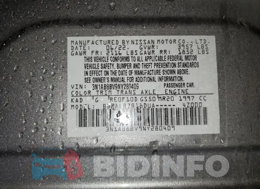 3N1AB8BV9NY280409 Photo# 12