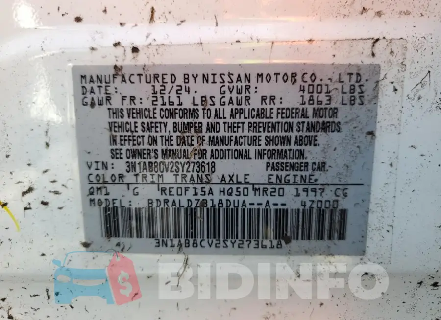 3N1AB8CV2SY273618 Photo# 12