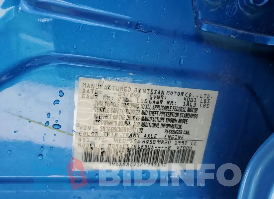 3N1AB8CV5RY337192 Photo# 12