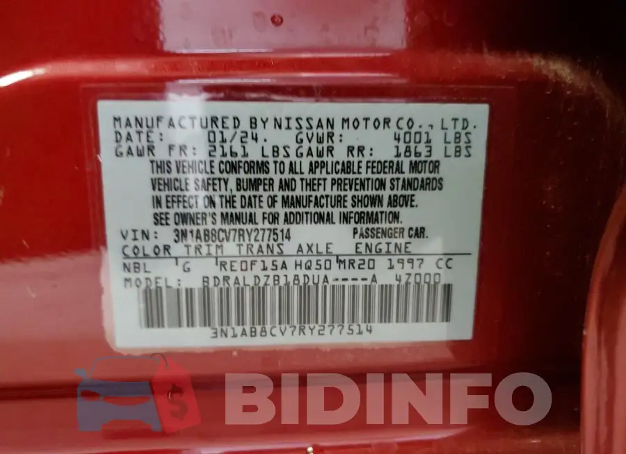 3N1AB8CV7RY277514 Photo# 13