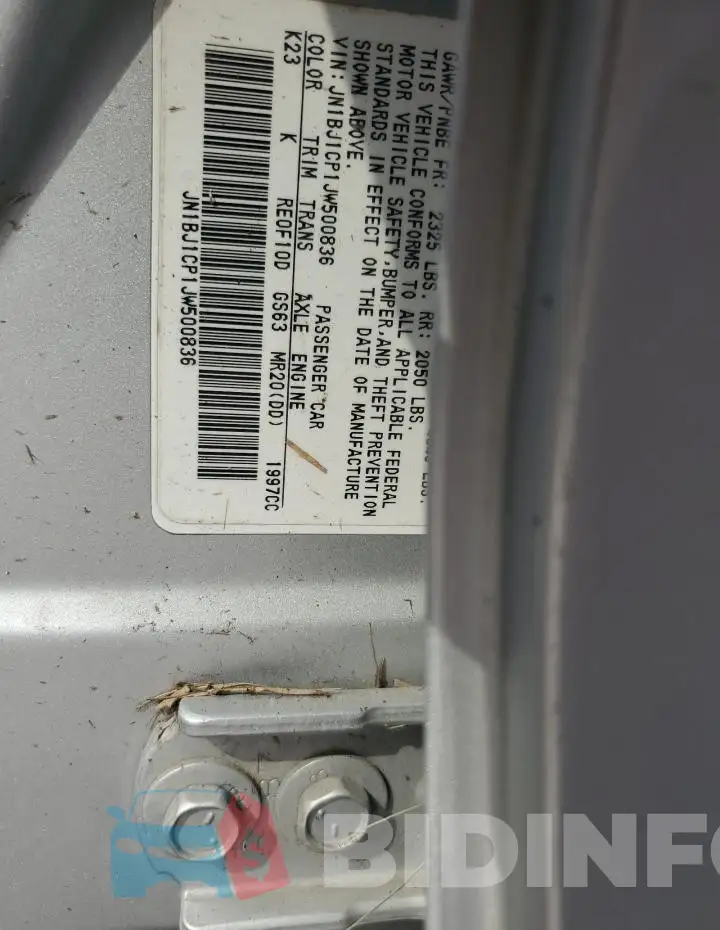 JN1BJ1CP1JW500836 Photo# 13