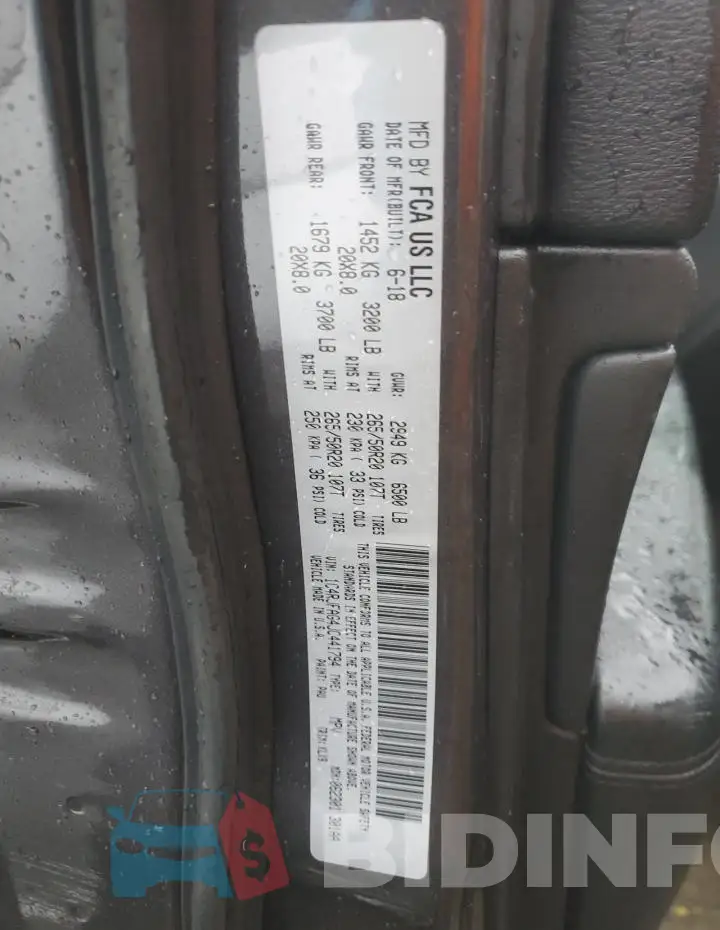 1C4RJFAG4JC441794 Photo# 14