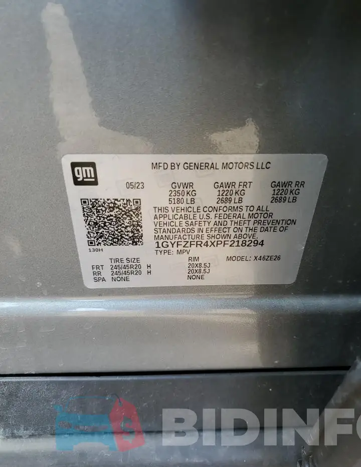 1GYFZFR4XPF218294 Photo# 12