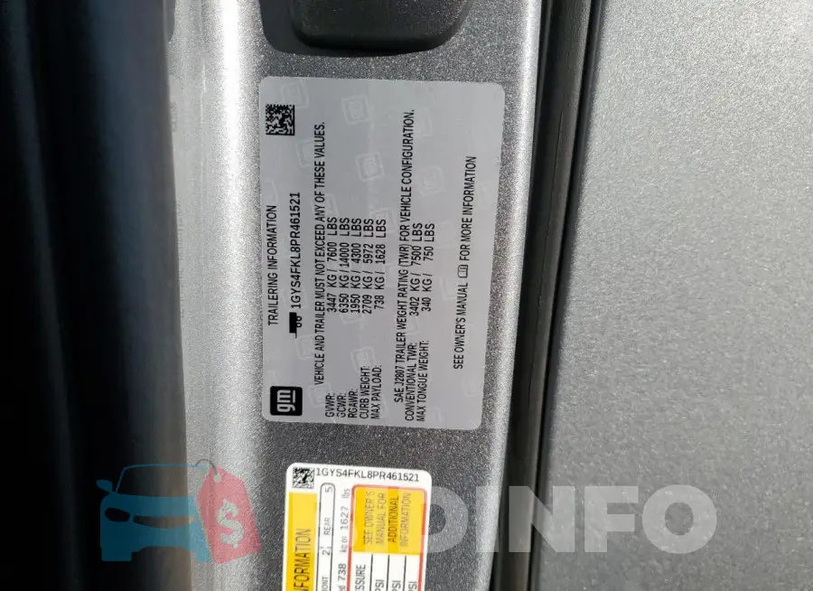 1GYS4FKL8PR461521 Photo# 12