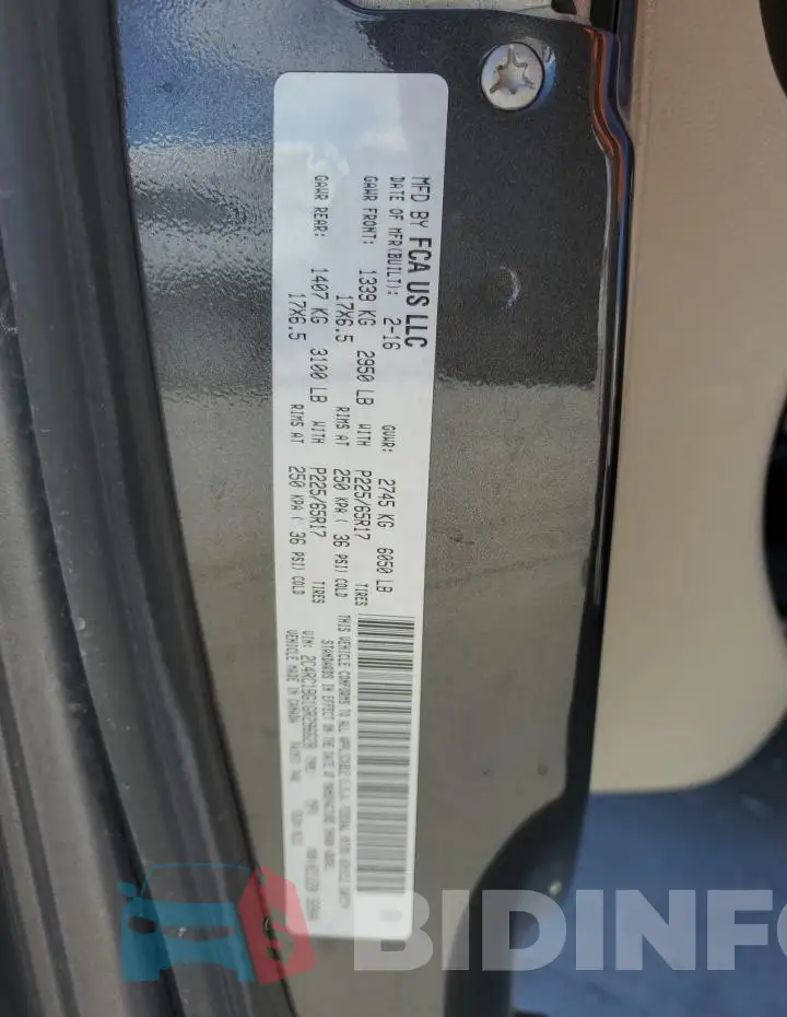 2C4RC1BG1GR296628 Photo# 14