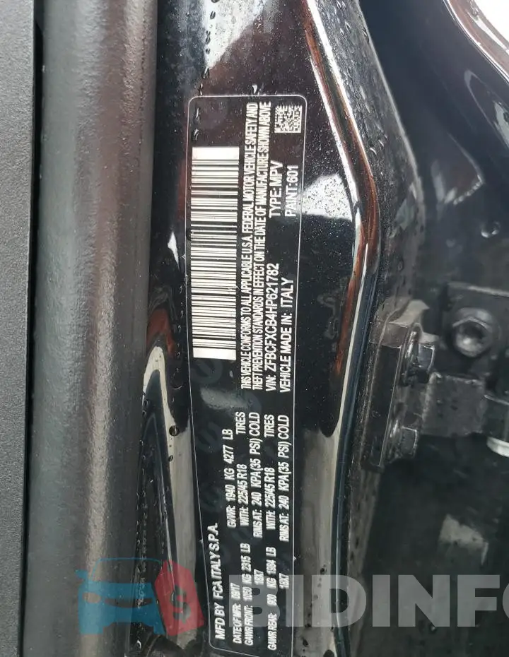 ZFBCFXCB4HP621782 Photo# 13