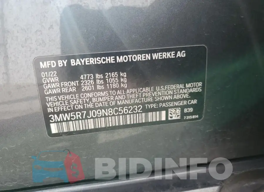 3MW5R7J09N8C56232 Photo# 12