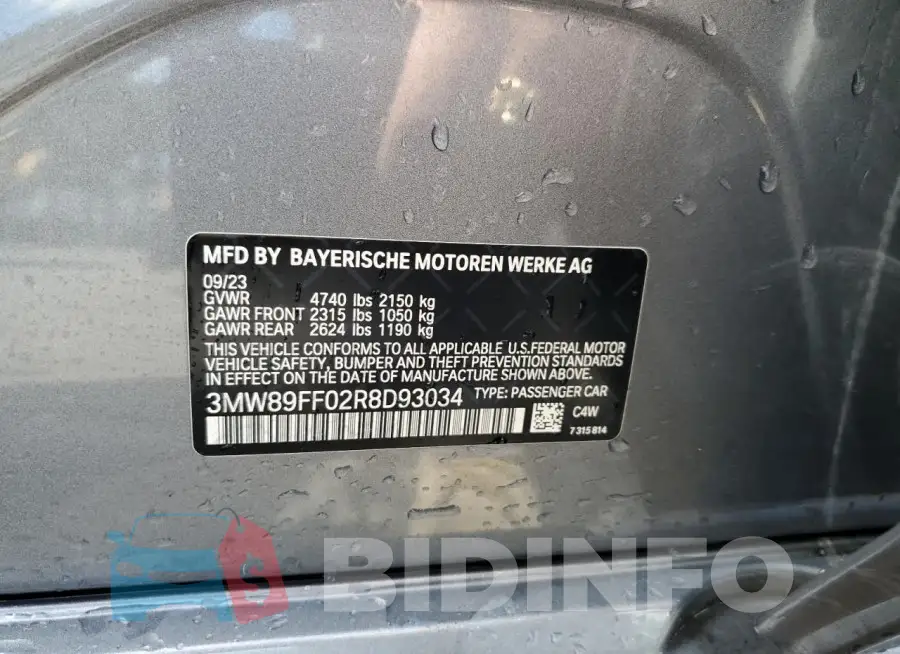 3MW89FF02R8D93034 Photo# 12