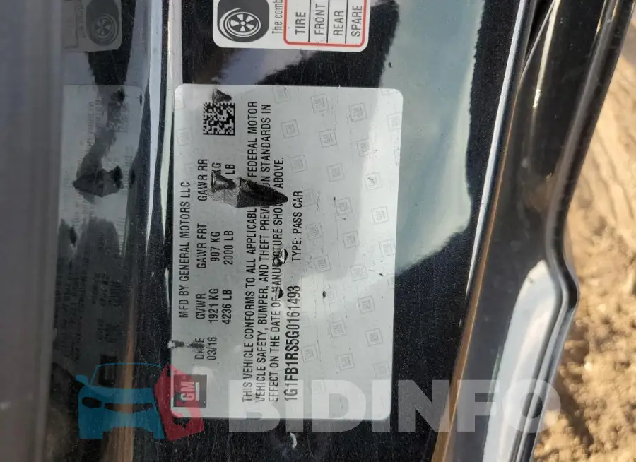 1G1FB1RS5G0161493 Photo# 12