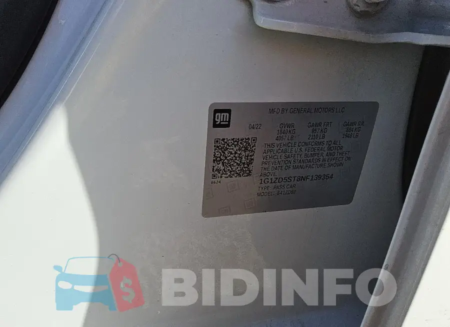 1G1ZD5ST8NF139354 Photo# 12