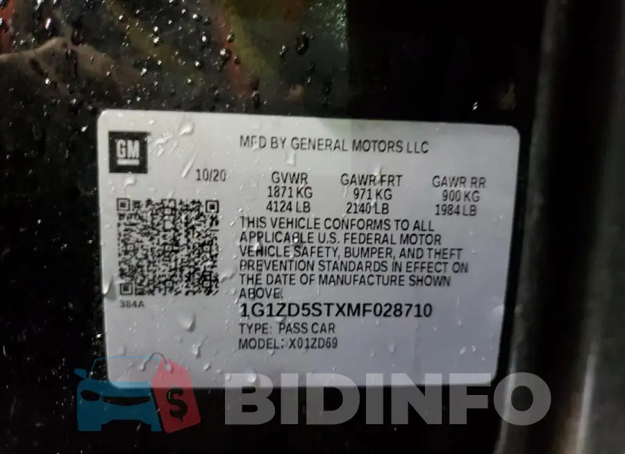 1G1ZD5STXMF028710 Photo# 12