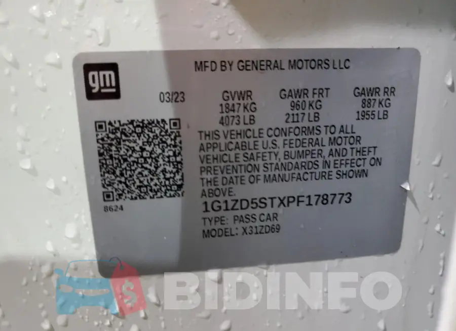 1G1ZD5STXPF178773 Photo# 12