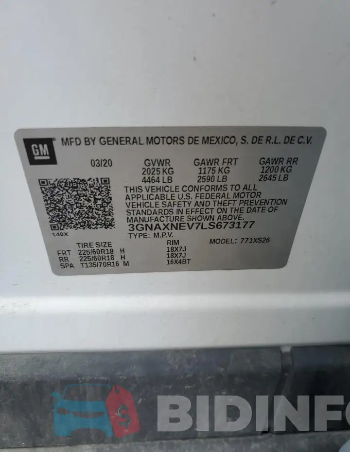 3GNAXNEV7LS673177 Photo# 14