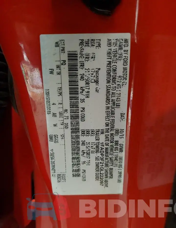 1FADP3F21GL222097 Photo# 12