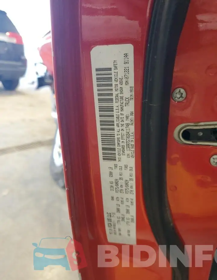 1C6RR7GT0GS411748 Photo# 12