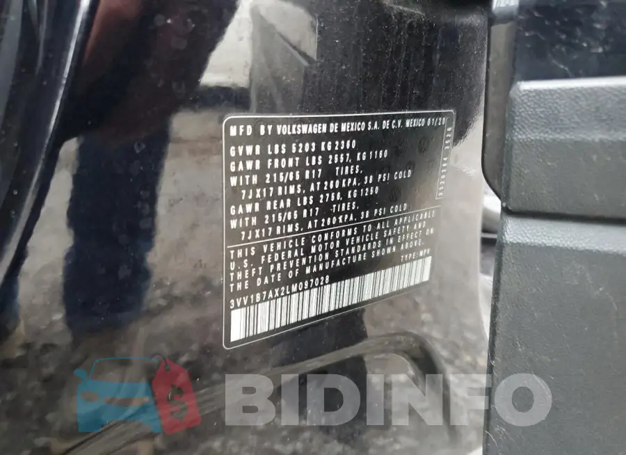3VV1B7AX2LM097028 Photo# 13