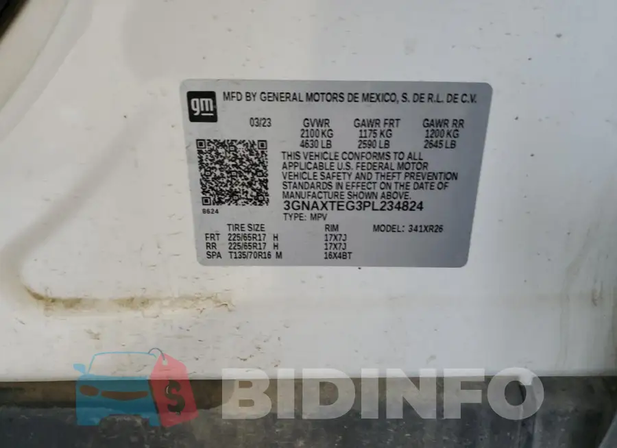 3GNAXTEG3PL234824 Photo# 14