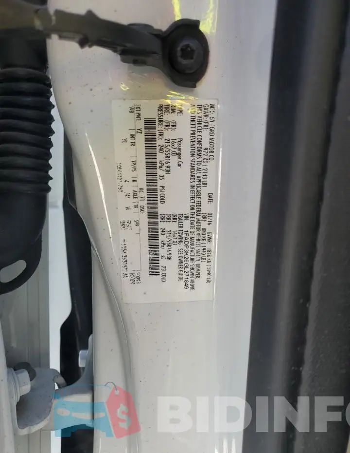 1FADP3K26GL271849 Photo# 13