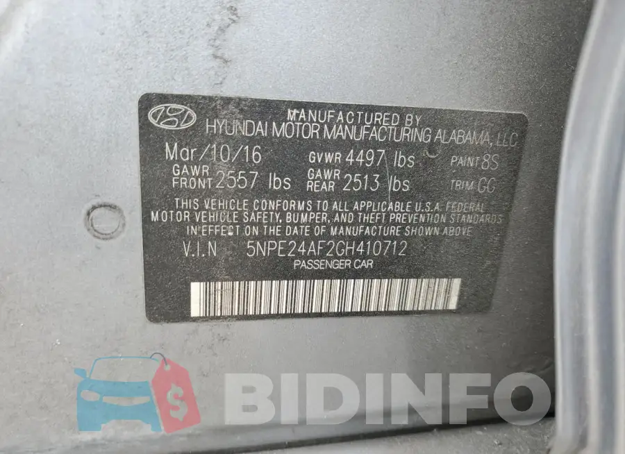 5NPE24AF2GH410712 Photo# 12