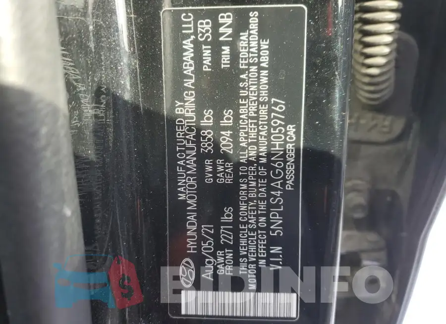 5NPLS4AG6NH059767 Photo# 12